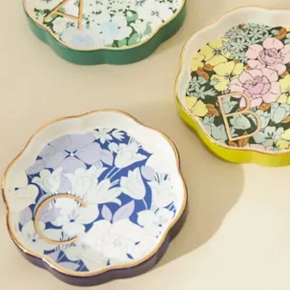 ISO Anthropologie Lyla Trinket Dish (Multiple Initials)